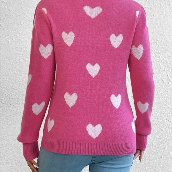 Heart Pattern Sweater - Picture 3 of 5